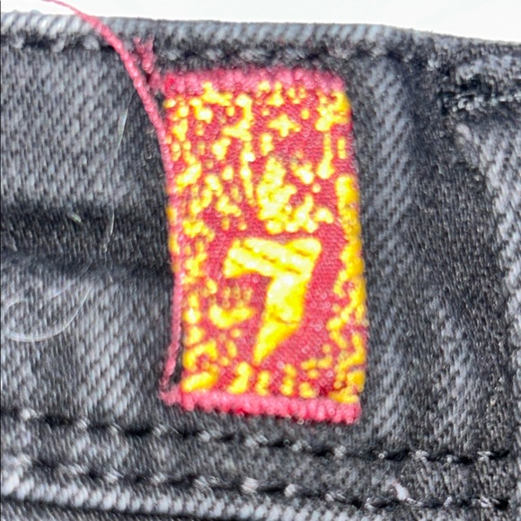 7 For All Mankind Kids Black Jeans - Picture 8 of 16